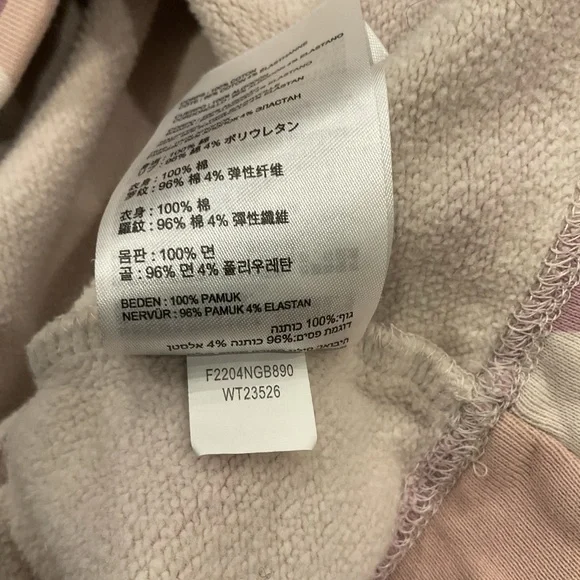 New Balance Women's Pink and Cream Camouflage Sweatshirt - Picture 10 of 10